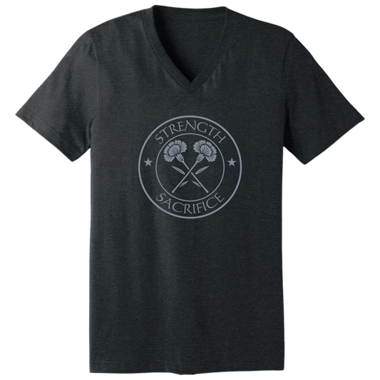 Carnation V-neck T-shirt