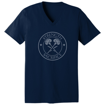 Carnation V-neck T-shirt