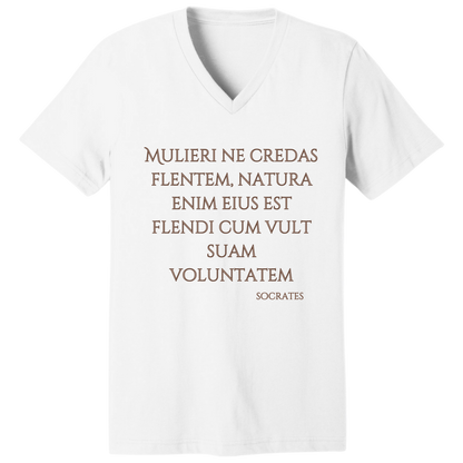 Socrates quote V-neck T-shirt