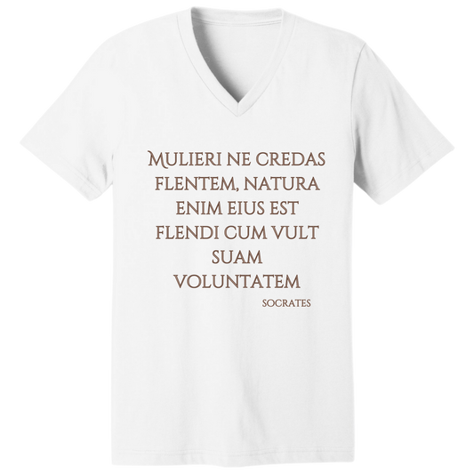 Socrates quote V-neck T-shirt