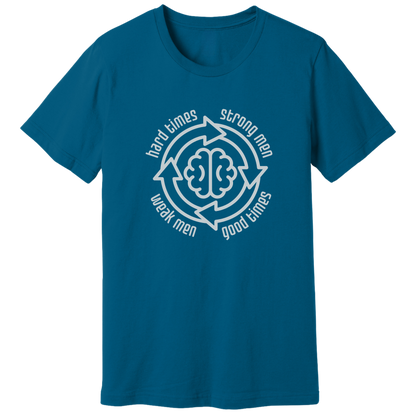 Strong men weak men cycle T-shirt