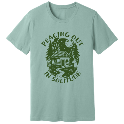 Peacing out in solitude T-shirt