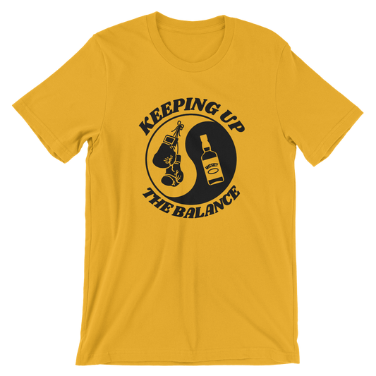 Ying yang, boxing and whiskey - T-shirt