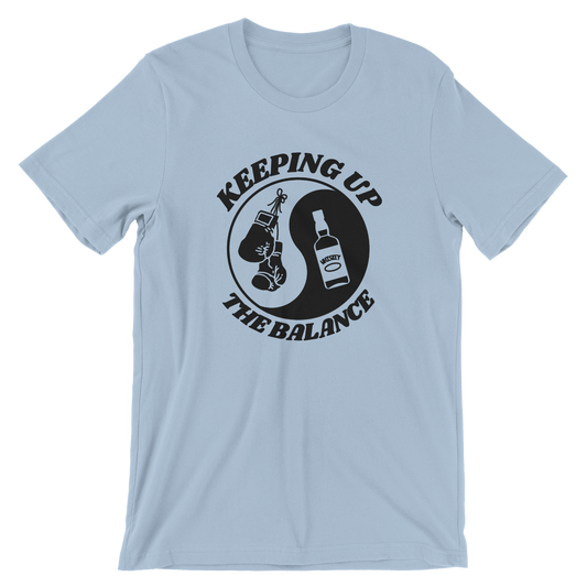 Ying yang, boxing and whiskey - T-shirt