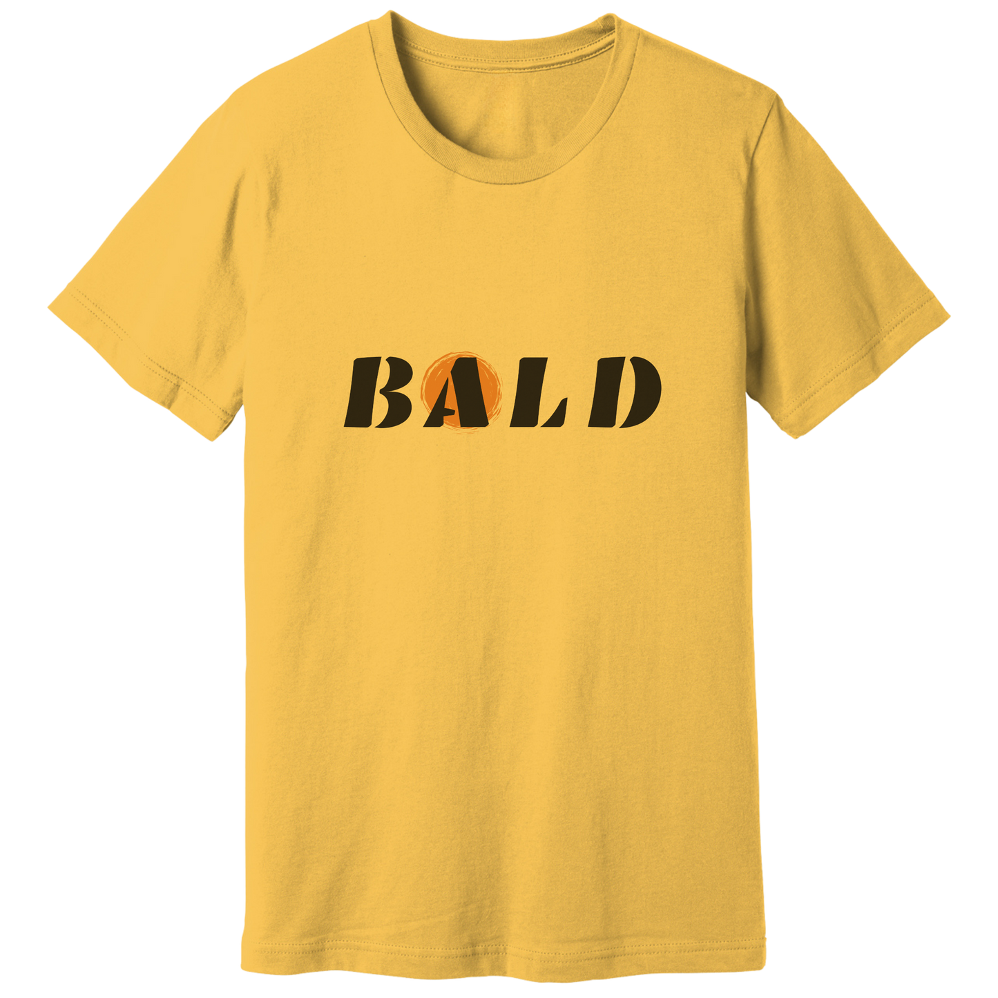 Bold, bald T-shirt