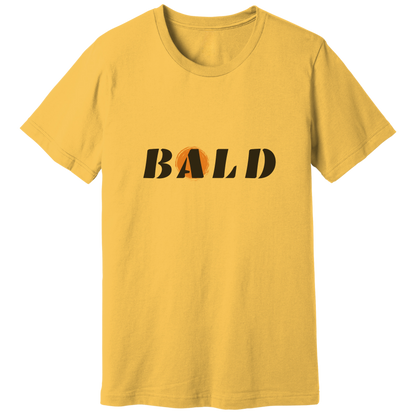 Bold, bald T-shirt