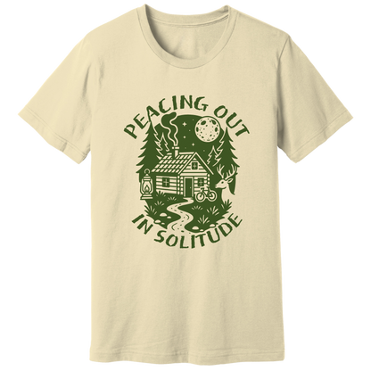 Peacing out in solitude T-shirt