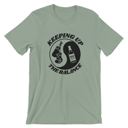 Ying yang, boxing and whiskey - T-shirt
