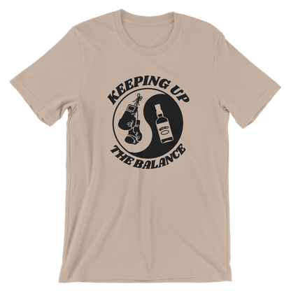 Ying yang, boxing and whiskey - T-shirt
