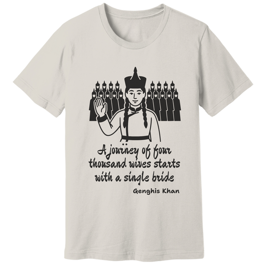 Genghis Khan quote, v2 - T-shirt