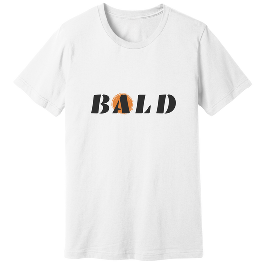 Bold, bald T-shirt