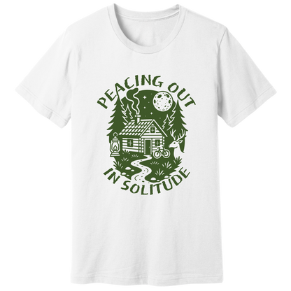 Peacing out in solitude T-shirt