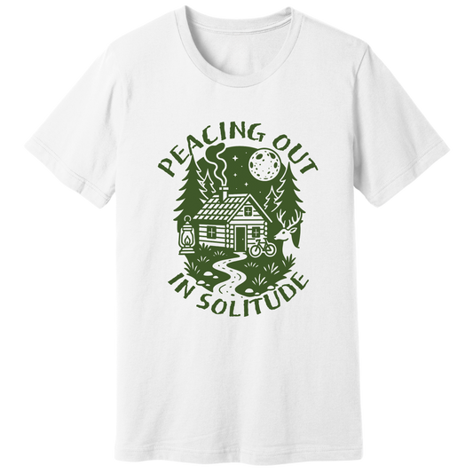 Peacing out in solitude T-shirt